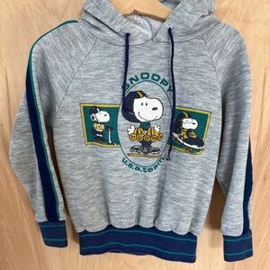 Vintage Grey Snoopy Sweatshirt for Kids